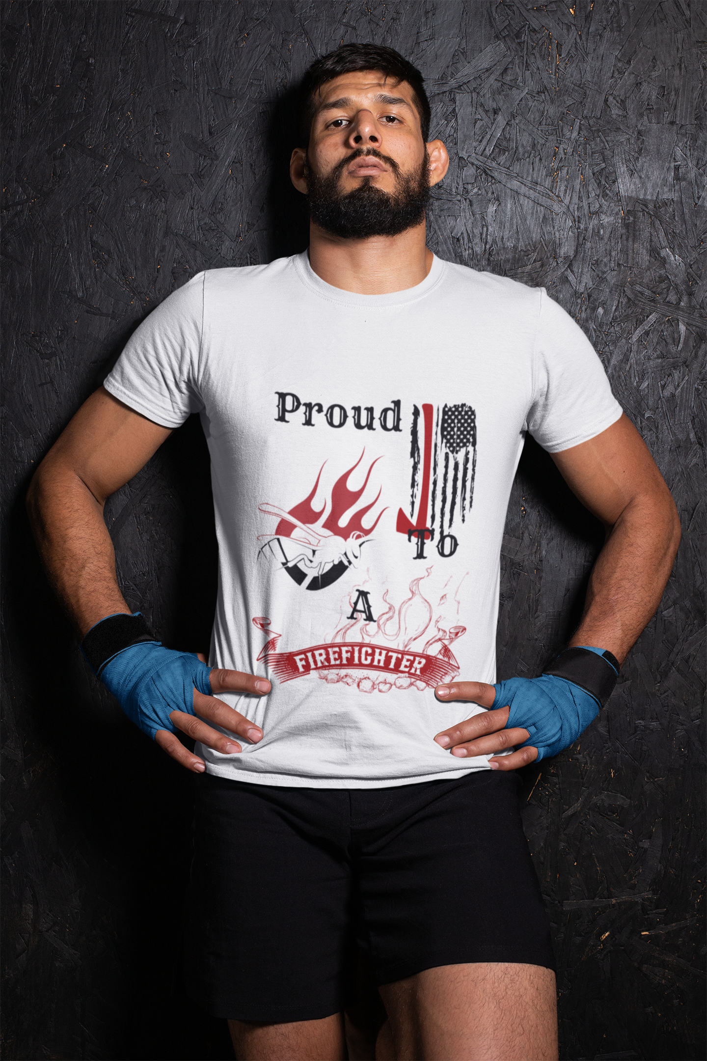 Proud To Bee A Firefighter -Unisex Premium t-shirt